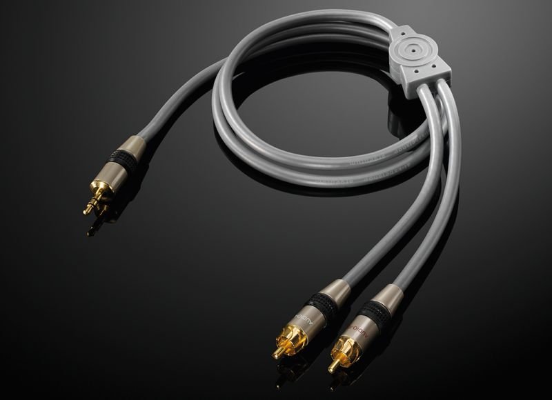Audio Kabel Klinkenkabel 3,5 Klinke Cinch argentum al kabelshop 10,0m