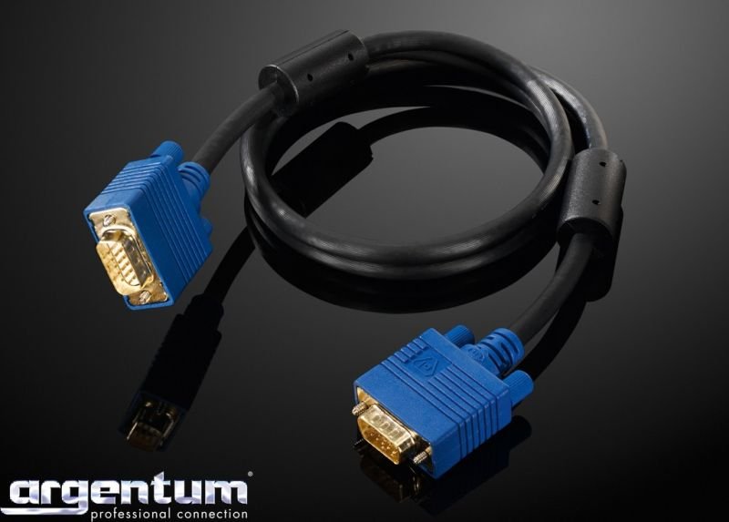 VGA Kabel RGBHV argentum al kabelshop ST auf ST 1,0m