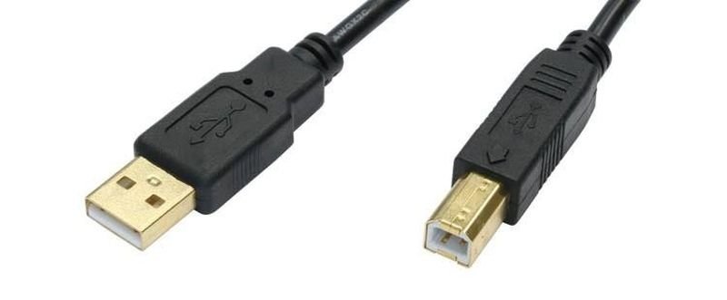 USB Kabel 2.0 schwarz 1,0m