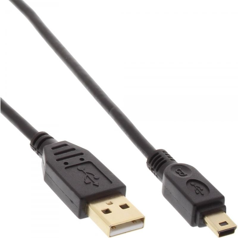 USB Kabel 2.0 A-MiniB 5 PIN 1,0 Meter