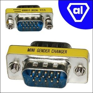 Gender Changer Sub-D 15pol. HD Stecker auf Stecker